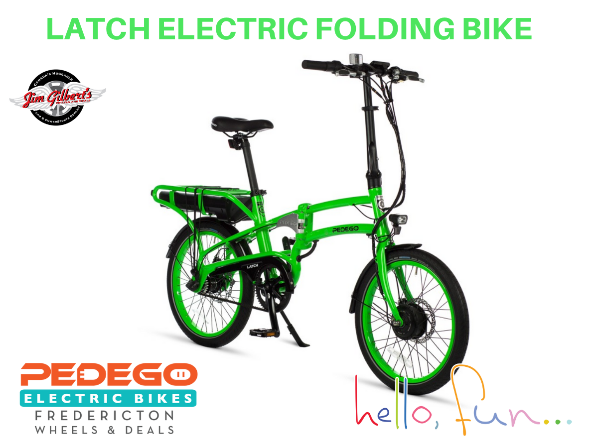 Pedego Latch The best folding e bike This might just be it Jim Gilbert s PowerSports